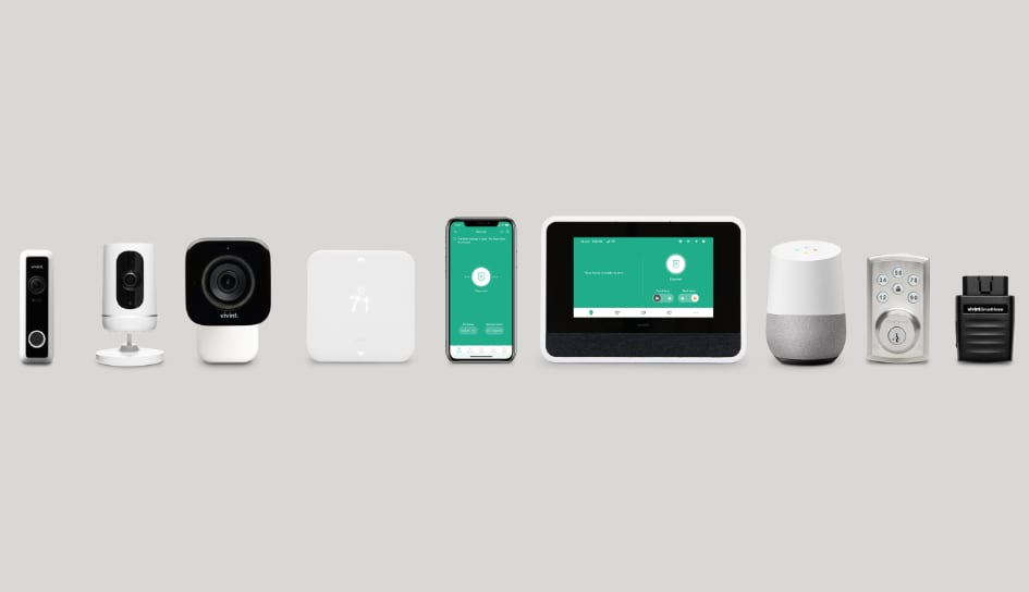 Vivint home security product line in Des Moines